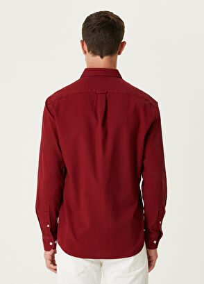 Comfort Fit Burgundy Shirt Beymen Club Comfort Fit Burgundy Shirt - 5
