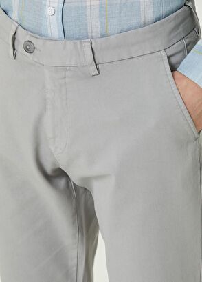 Beymen Club Regular Fit Gri Chino Pantolon - 4