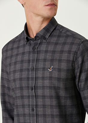 Beymen Club Grey Plaid Shirt - 6