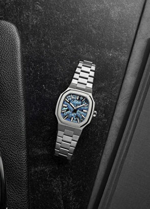 Maen Manhattan 37 IFL.02 Silver Steel Men's Wristwatch - 5