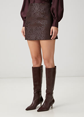 Beymen Club Brown Mini Bell Skirt - 4