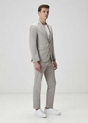 Beymen Club Beige Embossed Suit - 5