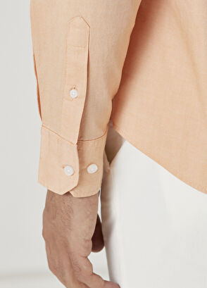 Beymen Club Comfort Fit Turuncu Oxford Gömlek - 8