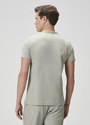 Beymen Club Relaxed Fit Açık Haki T-shirt - 5