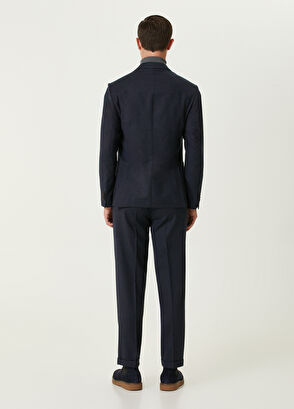 Beymen Club Navy Blue Wool Suit - 6