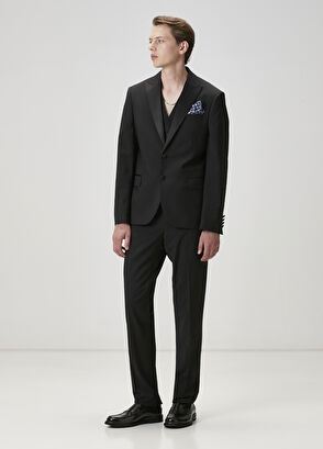 Beymen Club Black Vest Detailed Wool Tuxedo - 4