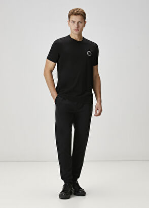 Beymen Club Black Logo Embroidered T-Shirt - 3