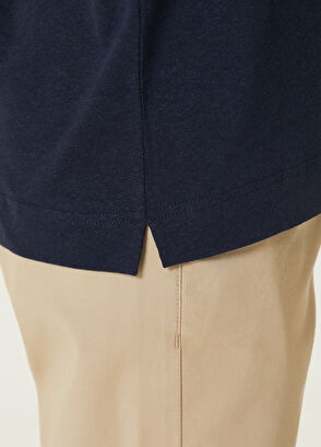 Beymen Club Lacivert Logo Detaylı T-shirt - 7