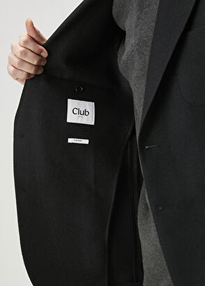 Beymen Club Siyah Yün Kaşe Blazer - 9