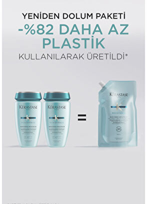 Kerastase Resistance Bain Force Architecte Repair Refill Shampoo for Damaged Hair 500 ml - 5