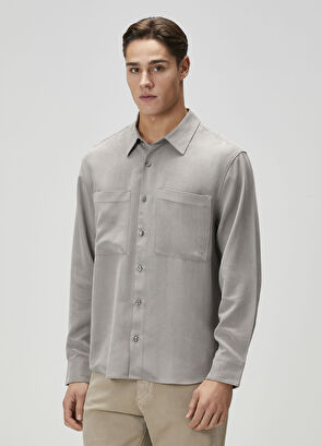 Calvin Klein Relaxed Fit Grey Shirt - 3