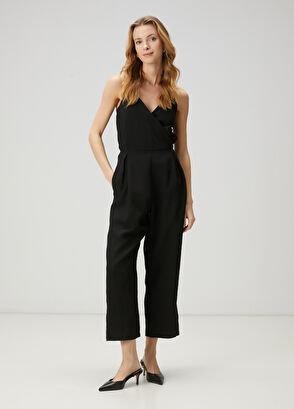 Beymen Club Siyah Kruvaze Tulum - 4