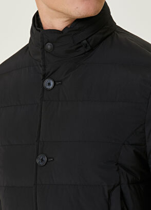Beymen Club Black Hooded Quilted Coat - 6