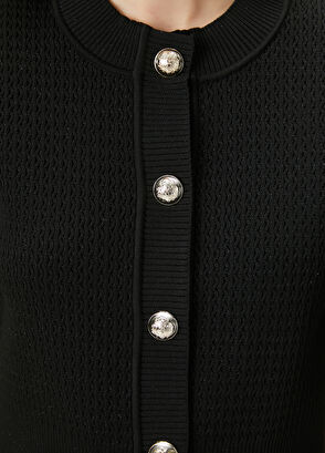 Beymen Club Siyah Simli Dokulu Triko Ceket - 6