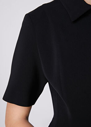 Beymen Club Black Zipper Mini Dress - 8