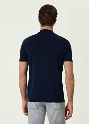 Beymen Club Lacivert Kısa Kollu Triko Gömlek - 4