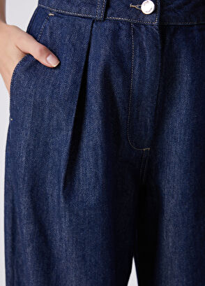 Beymen Club Indigo Wide Slouchy Jeans - 5