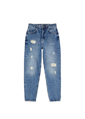 Beymen Club Blue Distressed Jean Trousers - 6