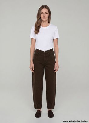 Beymen Club Tapered Fit Dark Khaki Jeans - 7