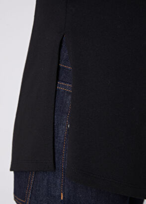 Beymen Club Black Brooch Detailed T-Shirt - 6