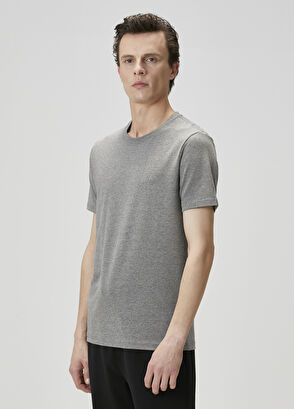 Beymen Club Antrasit Melanj T-shirt - 4