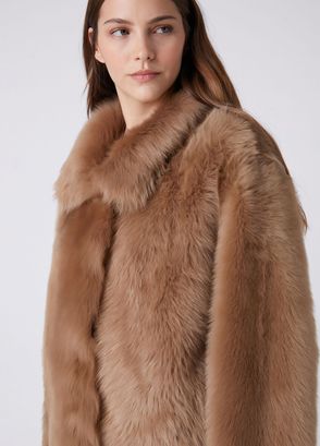 Beymen Club Camel Reversible Leather Jacket - 5