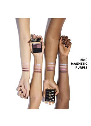 Yves Saint Laurent Couture Mini Clutch FarPaleti Magnetic Purple - 4