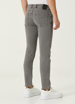 Beymen Club XSlim Fit Açık Gri Diyagonal Dokulu Spor Pantolon - 3