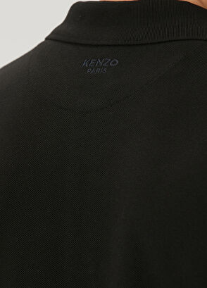 Kenzo Wild Tiger Slim Fit Black Polo T-Shirt - 6