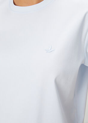Beymen Club Açık Mavi Basic T-shirt - 6
