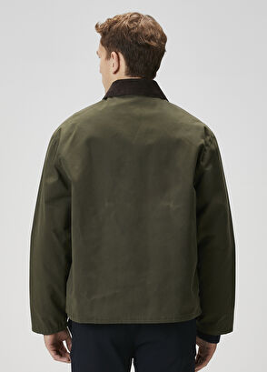 Beymen Club Khaki Collar Velvet Inserted Coat - 5