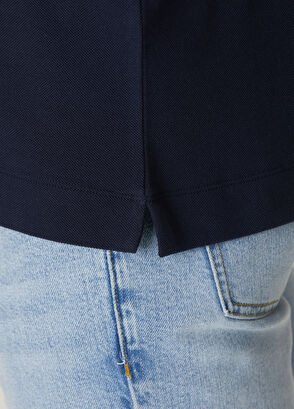 Beymen Club Lacivert Comfort Fit Yaka Altı Baskılı Polo T-shir - 8