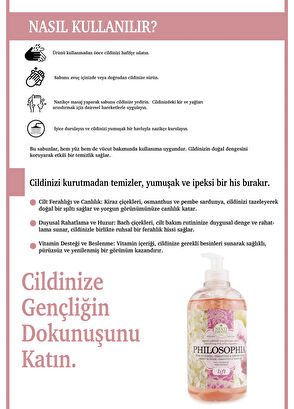 Nesti Dante Philosophia Lift Kiraz Çiçeği Antiaging ve Sıkılaştırıcı Duş Jeli 300 ml - 5