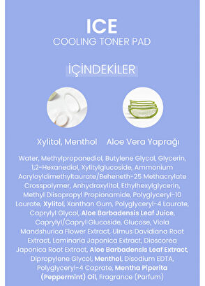 Dermal Ice Cooling Toner Pad Tonic 120 Pieces - 8