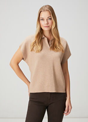 Beymen Club Mink Polo Sweater - 4