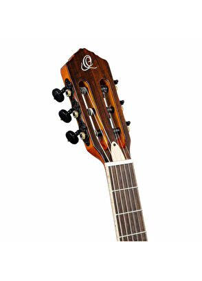 Ortega TourPlayer Deluxe RTPDLX- FMA Blue Burst Elektro Klasik Gitar - 6