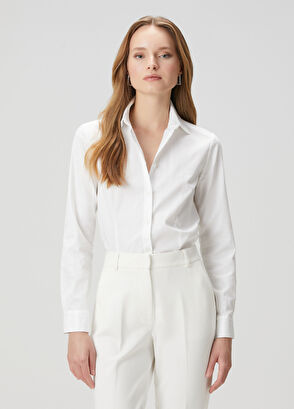 Beymen Club Beyaz Slim Fit Gömlek - 4