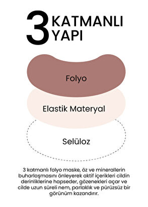 Dermal Pdrn Moisturizing Skin Repair Sheer Dissolving Jej Face Mask 34 gr + Rose Eye Mask 4 gr - 7