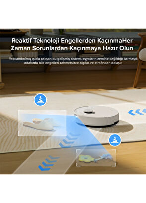 Roborock Q8 Max Pro White Smart Robot Vacuum Cleaner - 5