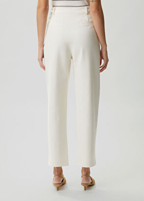 Beymen Club Kırık Beyaz Havuç Form Eşofman Altı - 7