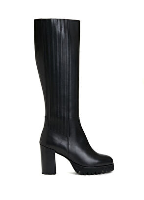 Beymen Club Siyah Kadın Deri Çizme - 6