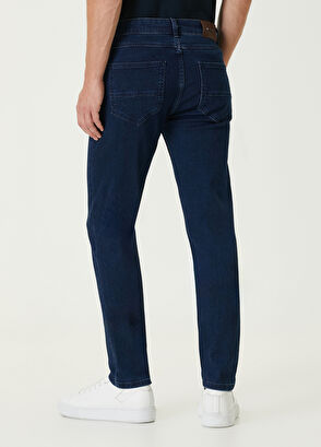 Beymen Club Slim Fit Mavi Örme Jean Pantolon - 3