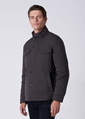 Beymen Club Brown Khaki Hooded Coat - 5