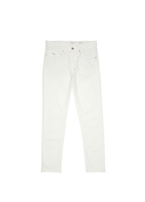 Beymen Club Slim Fit Kırık Beyaz Jean Pantolon - 6