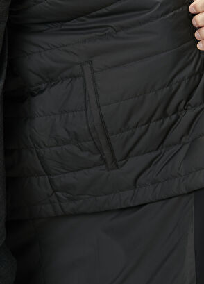 Siyah İç Yelek Detaylı Pardösü - Görsel 11