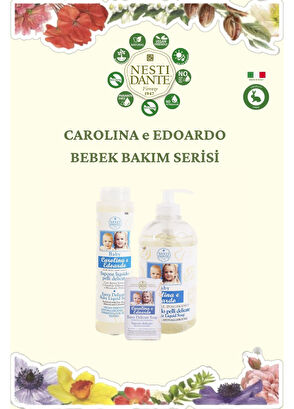 Nesti Dante Hipoalerjenik Vegan Bebek Bakım Bebek Banyo ve Duş Jeli 300 ml - 7