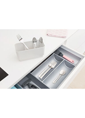 Brabantia Aluminum Light Grey Dish Rack - 6