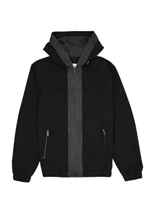 Beymen Club Black Hooded Knit Detailed Coat - 10