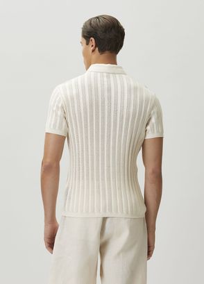 John Varvatos Ferone Kırık Beyaz Triko - 4
