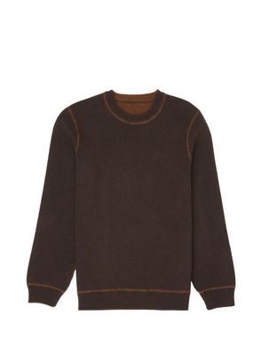 Beymen Club Brown Reversible Wool Sweater - 6